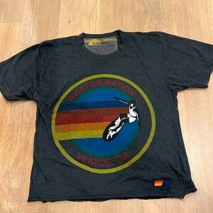 Aviator Nation size Small logo collection tee